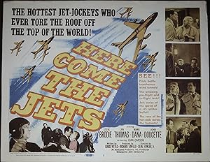 Here Come the Jets Lobby Title Card 1959 Steve Brodie, Lyn Thomas!