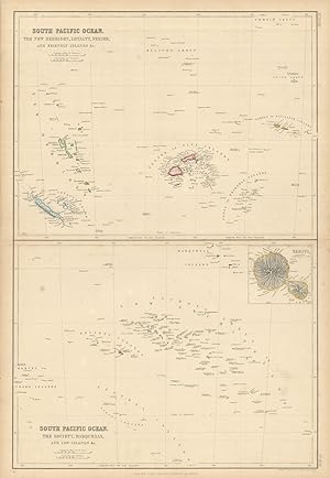 South Pacific Ocean. the New Hebrides, Loyalty, Feejee, and Friendly Islands, &c.// South Pacific...