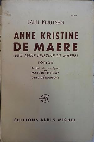 Anne Kristine de Maere.