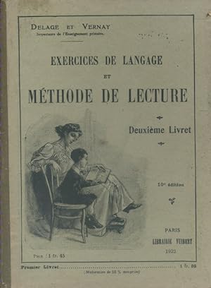 Exercices de langage et méthode de lecture. Deuxième livret seul. (Cours préparatoire).