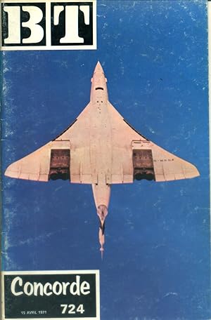 Bibliothèque de travail N° 724. Le Concorde. 15 avril 1971.