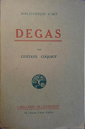 Degas. Vers 1924.