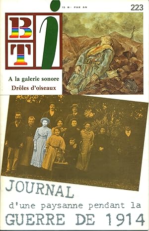 Bibliothèque de travail junior N° 223 : Journal d'une paysanne pendant la guerre de 1914.