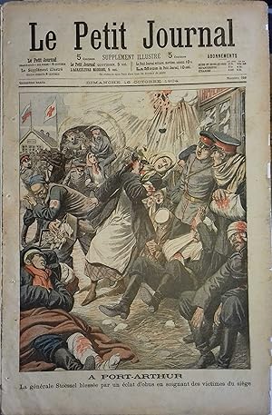 Le Petit journal - Supplément illustré N° 726 : A Port-Arthur : La générale Stoessel blessée par ...