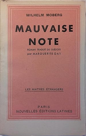 Mauvaise note.