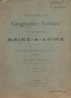 Nouvelle géographie scolaire du département de Maine-et-Loire. Histoire abrégée de l'Anjou. Vers ...
