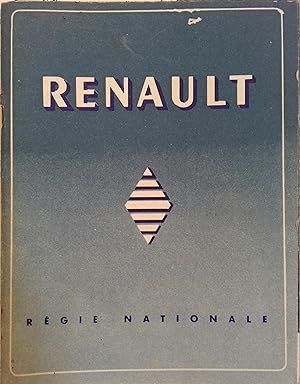 Renault. Régie nationale. Vers 1955.