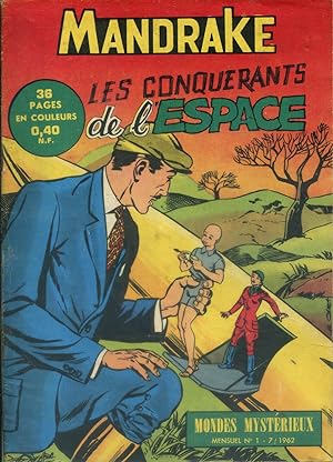 Mandrake. Les conquérants de l'espace. Revue mensuelle Mondes Mystérieux. N° 1.