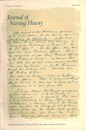 Journal of Nursing History - Volume 1, No. 2, April 1986