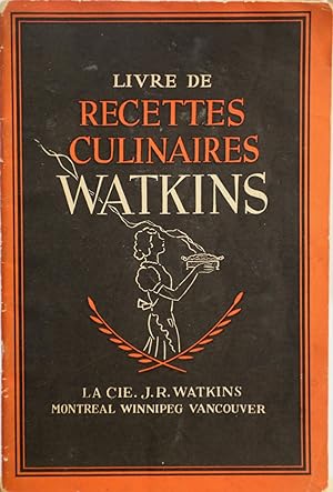 Livre de recettes culinaires Watkins