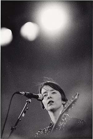 Original photograph of Suzanne Vega performing in Stockholm on June 27, 1989