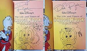 The Life and Times of Scrooge McDuck Volume One and Volume Two. (Signed and with Original Art by ...