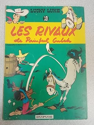 BD Lucky Luke - Couverture souple rare N° 19 Le rivaux de Painful Gulch