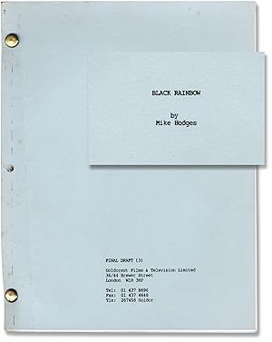 Black Rainbow (Original screenplay for the 1989 neo-noir film, cinematographer Gerry Fisher's wor...
