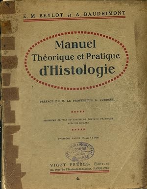 Manuel théorique et pratique d'histologie. En deux volumes.