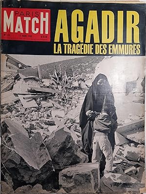Paris Match N° 570 : Agadir, la tragédie des emmurés. Mort du peintre Atlan 12 mars 1960.