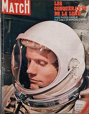 Paris Match N° 1054 : Mission Apollo X, Neil Armstrong. Eddy Merckx, les autoroutes en France 19...