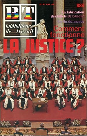 Bibliothèque de travail N° 889. Comment fonctionne la justice? 20 mars 1980.