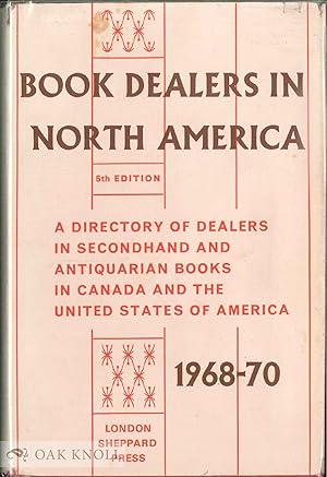 BOOK DEALERS IN NORTH AMERICA, 1968-1970