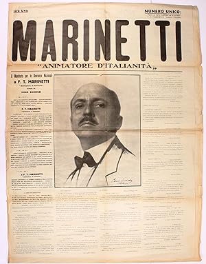 Marinetti, "Animatore d'Italianità" (1924) (all published)