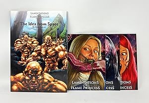 The Idea from Space: Lamentations of the Flame Princess (LotFP RPG) FIRST EDITION with 3 POSTCARDS