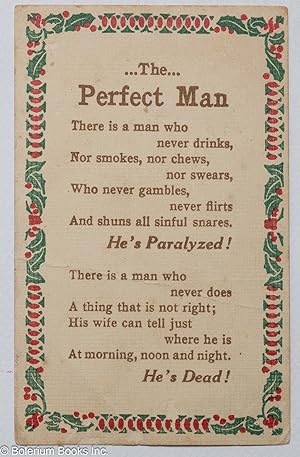 The perfect man. [postcard]