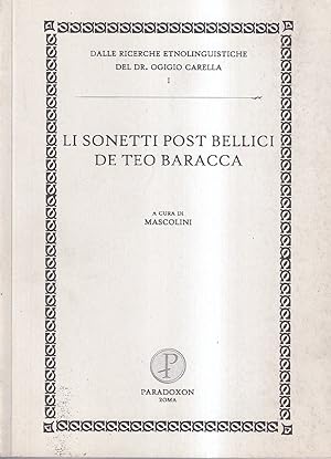 Li sonetti post bellici de Teo Baracca