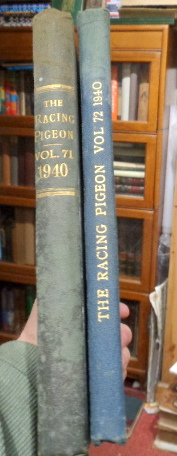 The Racing Pigeon. January 6th-December 28th 1940. Full Year Bound in 2 Volumes.