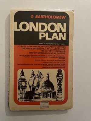 Bartholomew, London Plan Map 1974