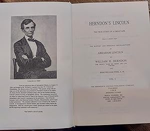 Herndon's Lincoln: The True Story of a Great Life (History Personal Recollections of Abraham Linc...