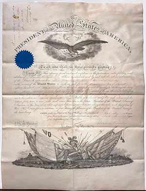 Abraham Lincoln Signed Military Commission