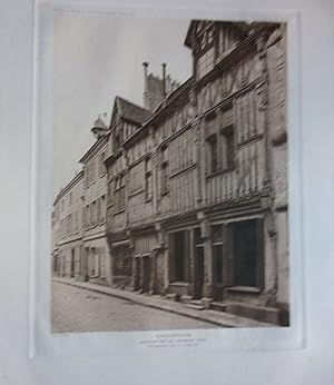 Planche 1910 GALLARDON MAISON DE LA GRANDE RUE HOTELS ET MAISONS XV ET XVIème siècle