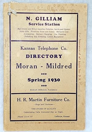 Kansas Telephone Col. Directory, Moran - Mildred, Spring 1930