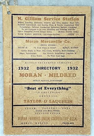 Kansas Telephone Col. Directory, Moran - Hildred, Spring 1932