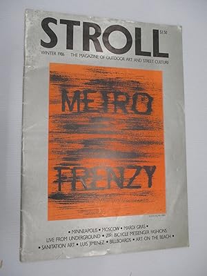 Stroll: The Magazine of Outdoor Art and Street Culture Winter 1986 Vol 2 #1 (Cover Ed Ruscha)