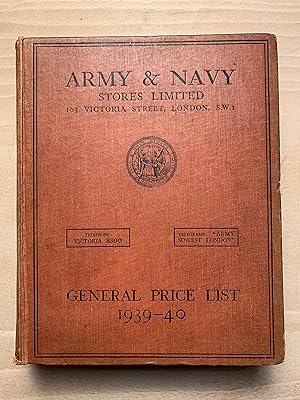 Army & Navy Stores Limited General Price List 1939 - 40