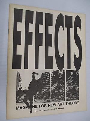 Effects: Magazine for New Art Theory #1 Summer 1983: Semblance and Mediation