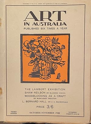 Art in Australia, Third Series, No. 34,October-November 1930