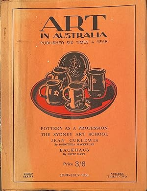 Art in Australia, Third Series, No. 32, June-July 1930