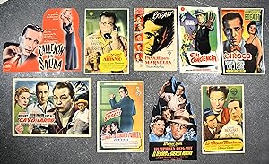Humphrey Bogart. Programas de cine originales. Film programs. Cinema