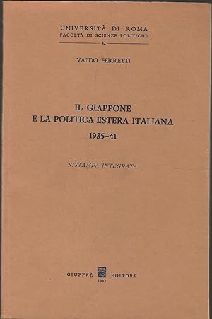 Giappone e la politica estera italiana 1935-41