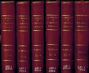 L'EGLISE ET L'EMPIRE ROMAIN AU IVc SIEGLE - 6 Volumes Complete