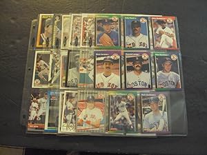 51 Assorted Boston Red Sox Baseball Cards