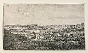 Antique print, etching | View of Rhenen, published ca. 1797, 1 p.