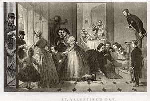 Victorian Era Valentine's Day Celebrations,Romancing the Past,1860s Print