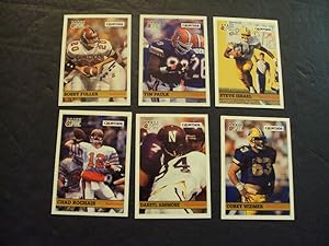 19 Assorted Courtside Draft Q Pix Football Cards 1992