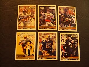16 Assorted Courtside Draft Q Pix Football Cards 1992
