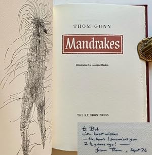 Mandrakes (Additionally Inscribed to His Editor Roert Giroux)