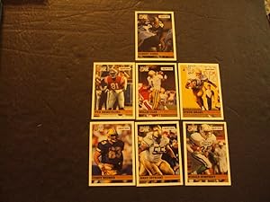 8 Assorted Courtside Draft Q Pix Football Cards 1992