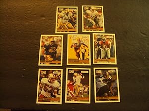 8 Assorted Courtside Draft Q Pix Football Cards 1992